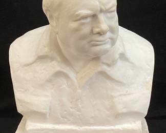 SPODE, ENGLAND WINSTON S. CHURCHILL 1874-1965 BUST, FIRST EDITION 1965