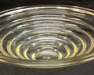 ANCHOR HOCKING MANHATTAN DEPRESSION GLASS HONEYCOMB RIDGE BOWL