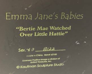 KAUFMAN SCULPTURE STUDIO EMMA JANE’S BABIES