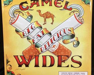 2006 RJR TOBACCO CAMEL WIDES CIGARETTE SIGN,