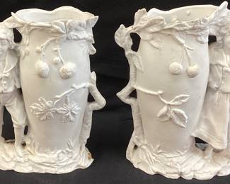 PAIR OF PARIANWARE VASES, 5.5’’ H