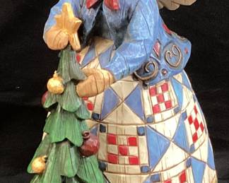 2002 JIM SHORE CHRISTMAS ANGEL FIGURINE, 8’’ H