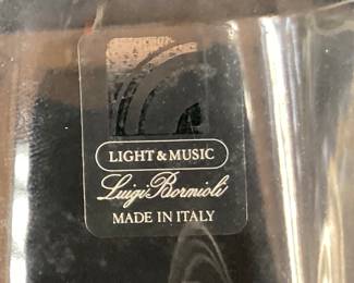 SET OF 4 CRYSTAL LUIGI BORMIOLI VAN GOGH