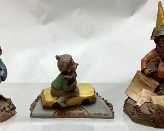 (3) TOM CLARK PEDRO, SPEEDY, AND MAX GNOMES