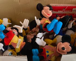 Vintage Mickey Mouse Christmas Ornaments