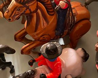 Wind-up Cowboy on Horse