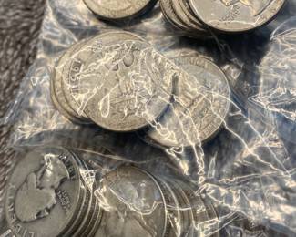 Assorted Silver Quarters