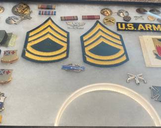 Assorted Military Patches and DIs (Division Insignias)