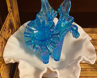Fenton Glass Epergne