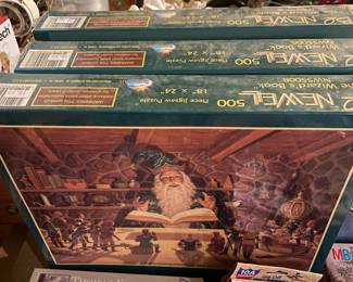 Sealed Newell "The Wizard's Book" Jigsaw Puzzles
