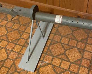 Rare Old Wooden and Cardboard "Krak A Jap" Toy Machine Gun