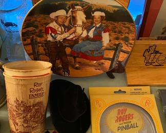 Roy Rogers Pinball and Plates