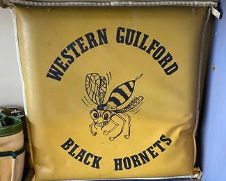 Vintage Western Guilford Stadium Cushion
