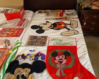 Assorted Mickey Mouse and Disney Collectibles
