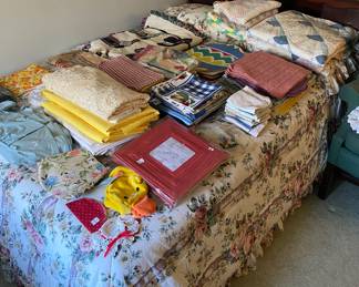 Vintage Bed/Some Linens