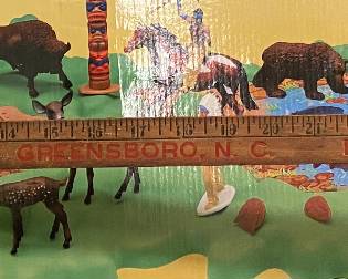 Phipps Hardware Advertising Yardstick 5 Digit Phone Number