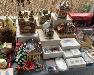 Vintage Lefton Christmas Houses/Village