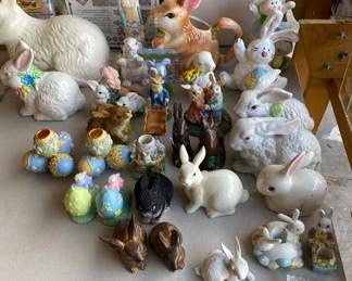 Assorted Rabbit Figurines