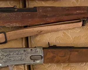Old Wooden Toy Kadet Rifle with Bayonet