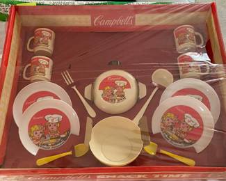 Vintage Campbell Kids Snack Time Set