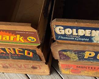 Paper Label Fruit Crates