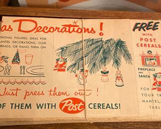 Post Cereal Premium Christmas Decorations