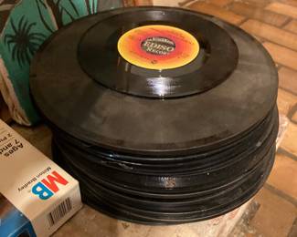 There are some really old records for sale here too.