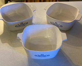 We have several corning pieces for sale too.