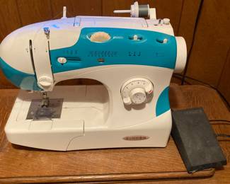 There’s also a newer sewing machine for sale.