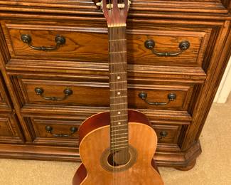 One of two guitars for sale.