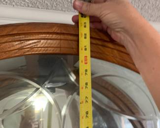 Curio Cabinet with arch top height