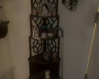 Vintage corner cabinet