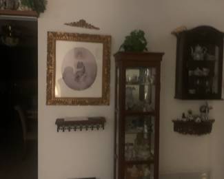 Curio Cabinet with glass shelves