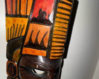 Cranky face / mask .. decorative AZTEC?