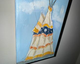 C Mullen '14 Go for a ride Tipi with a kite