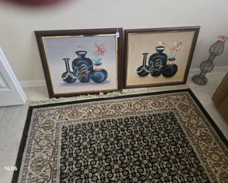 Still lif we of 3 pots 