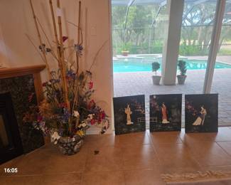 Large floral arrangement