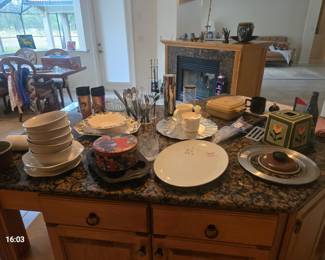 Dishes etc
