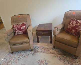 Two recliners 