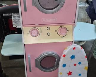 CHILD'S PLAY WASHER / DRYER / IRONING BOARD