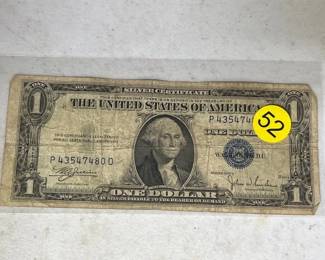 ONE DOLLAR SILVER CERTIFICATE SERIES 1935 C