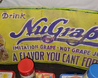 VINTAGE NUGRAPE METAL SIGN