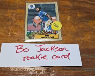 BO JACKSON BASEBALL CARD