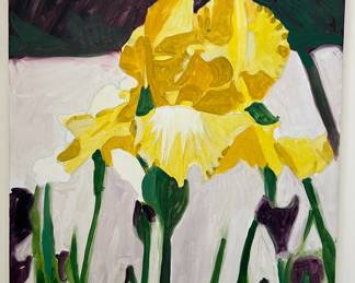 Unframed painting signed by McNabb