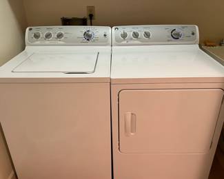 GE washer and dryer