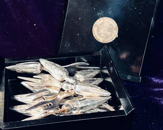 Towle sterling silver cornholder set in box