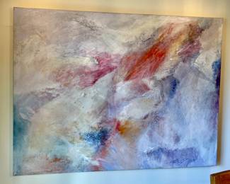 Large original oil paintings signed by Patricia Zippin