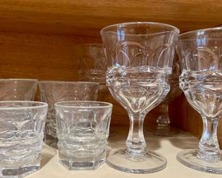 Assorted drinkware