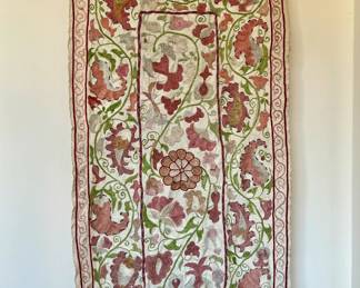 Embroidered tapestry