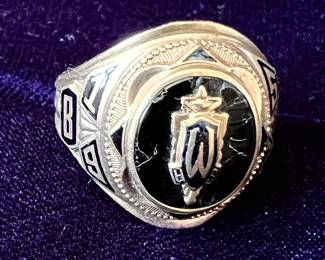 10K class ring from 1958